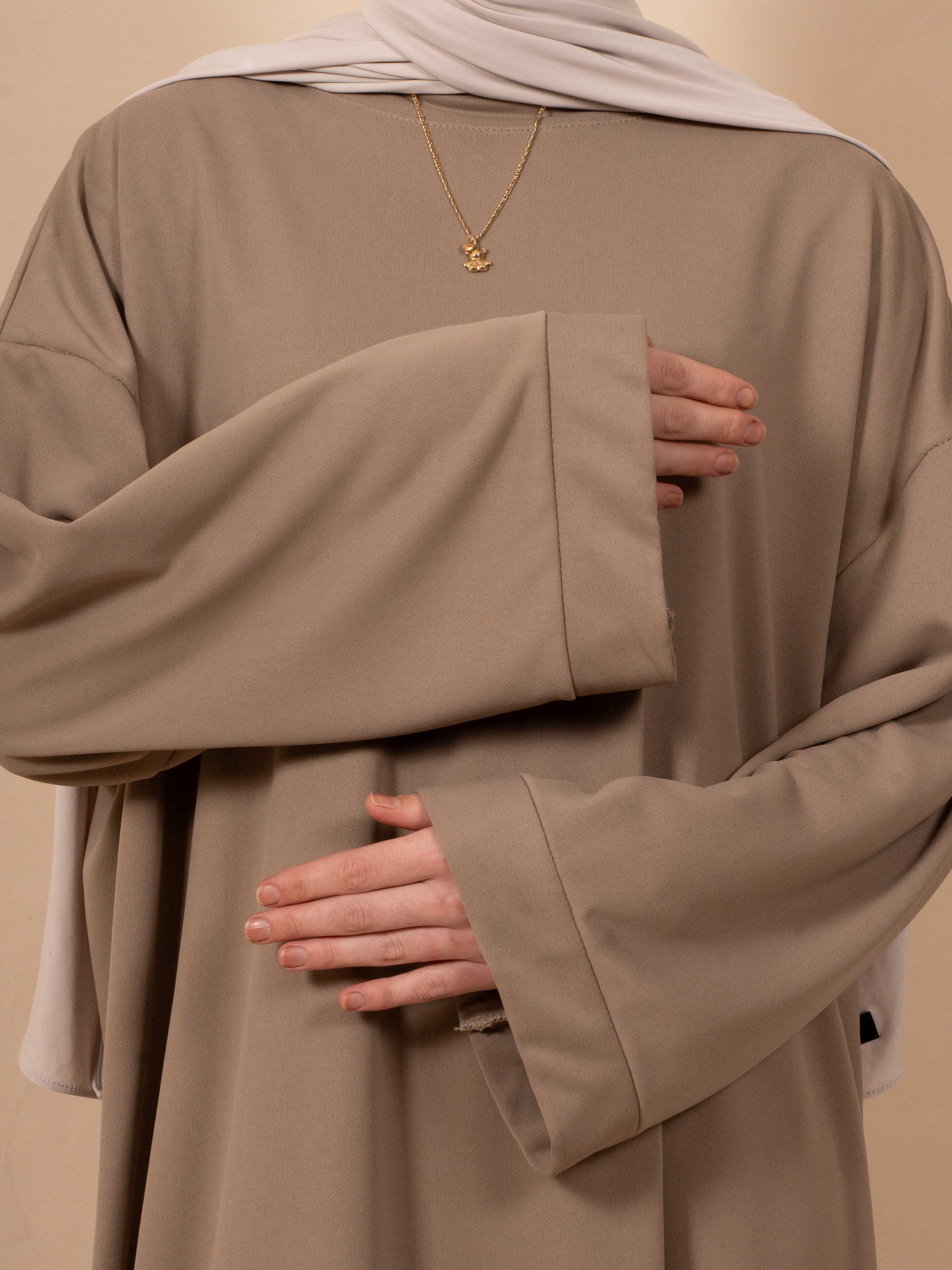 Sweater abaya - Taupe