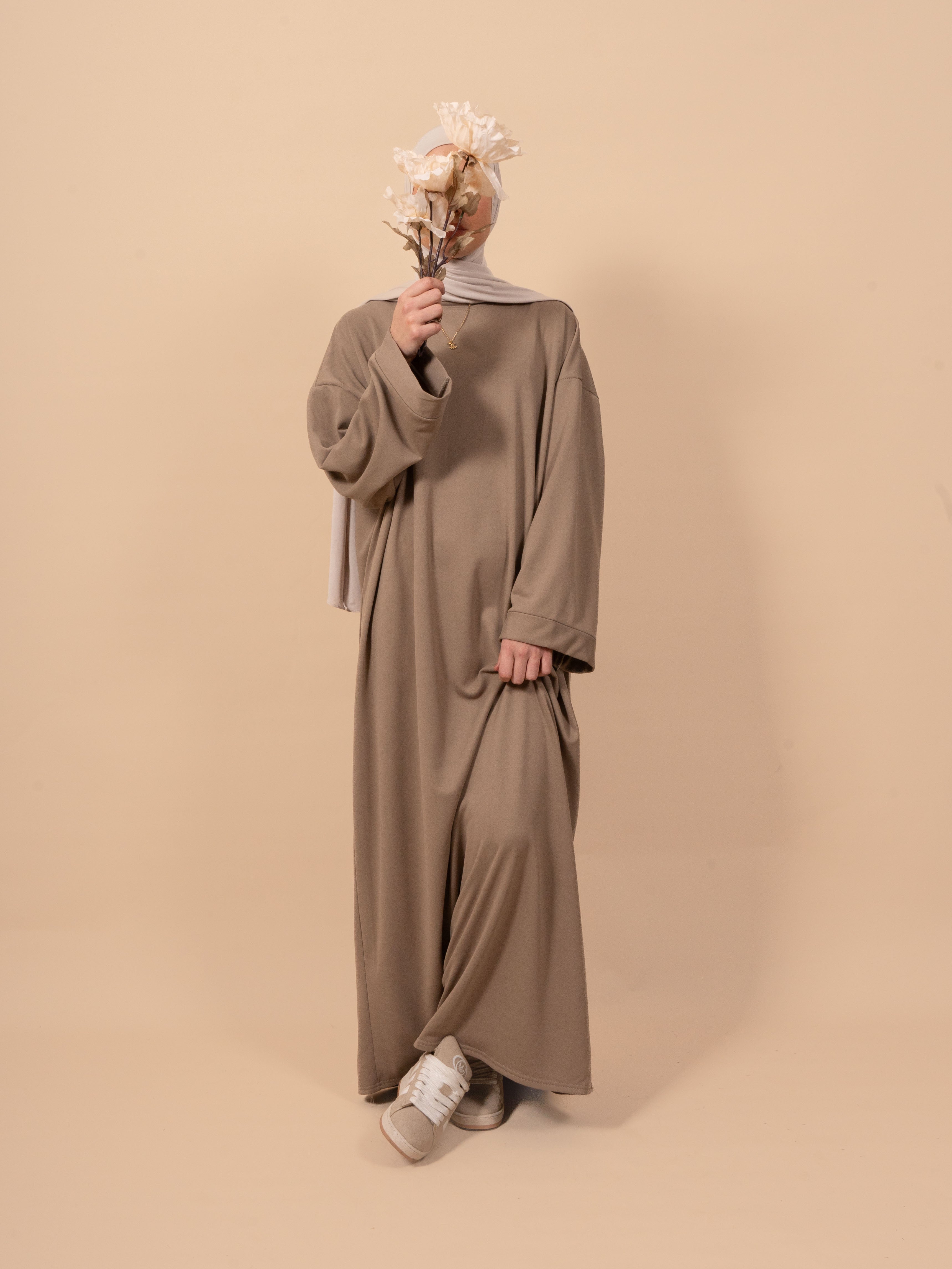Sweater abaya - Taupe