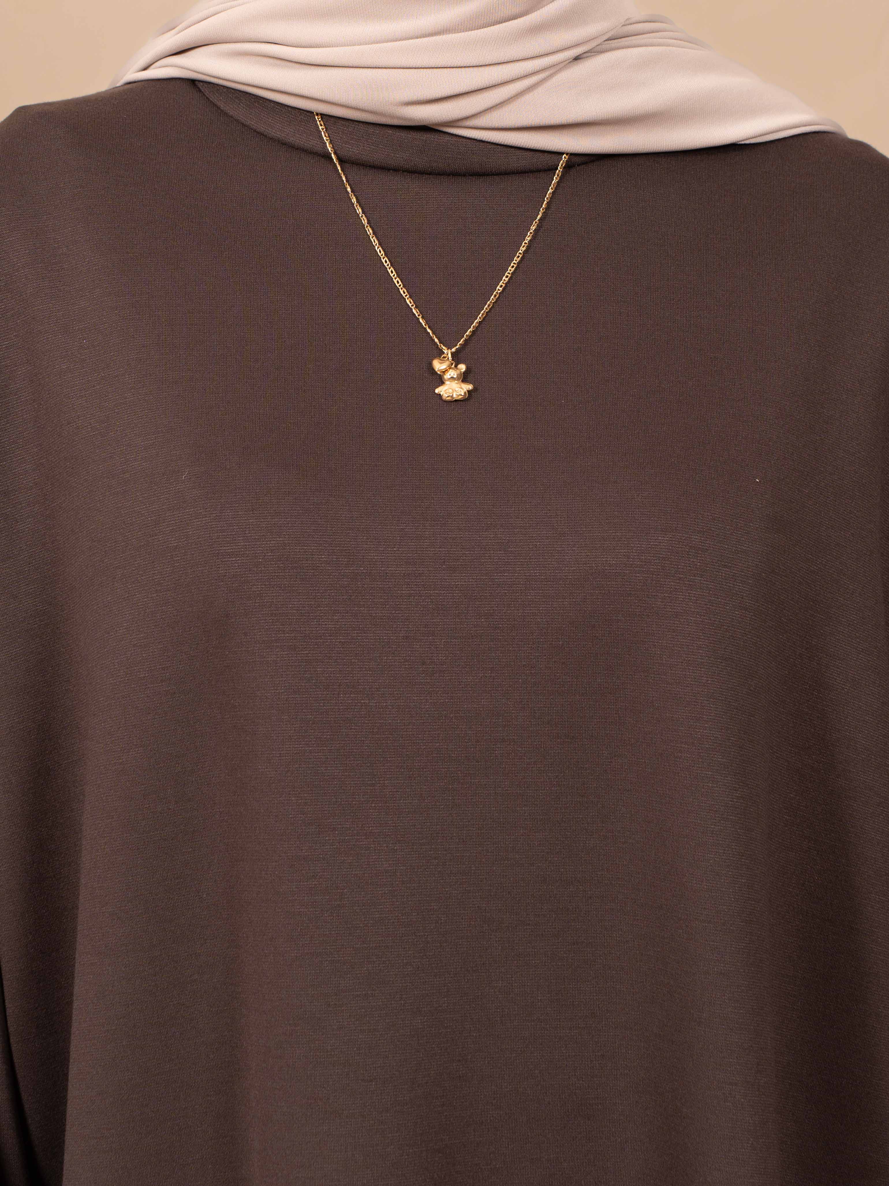 Abaya pocket - Deep brown