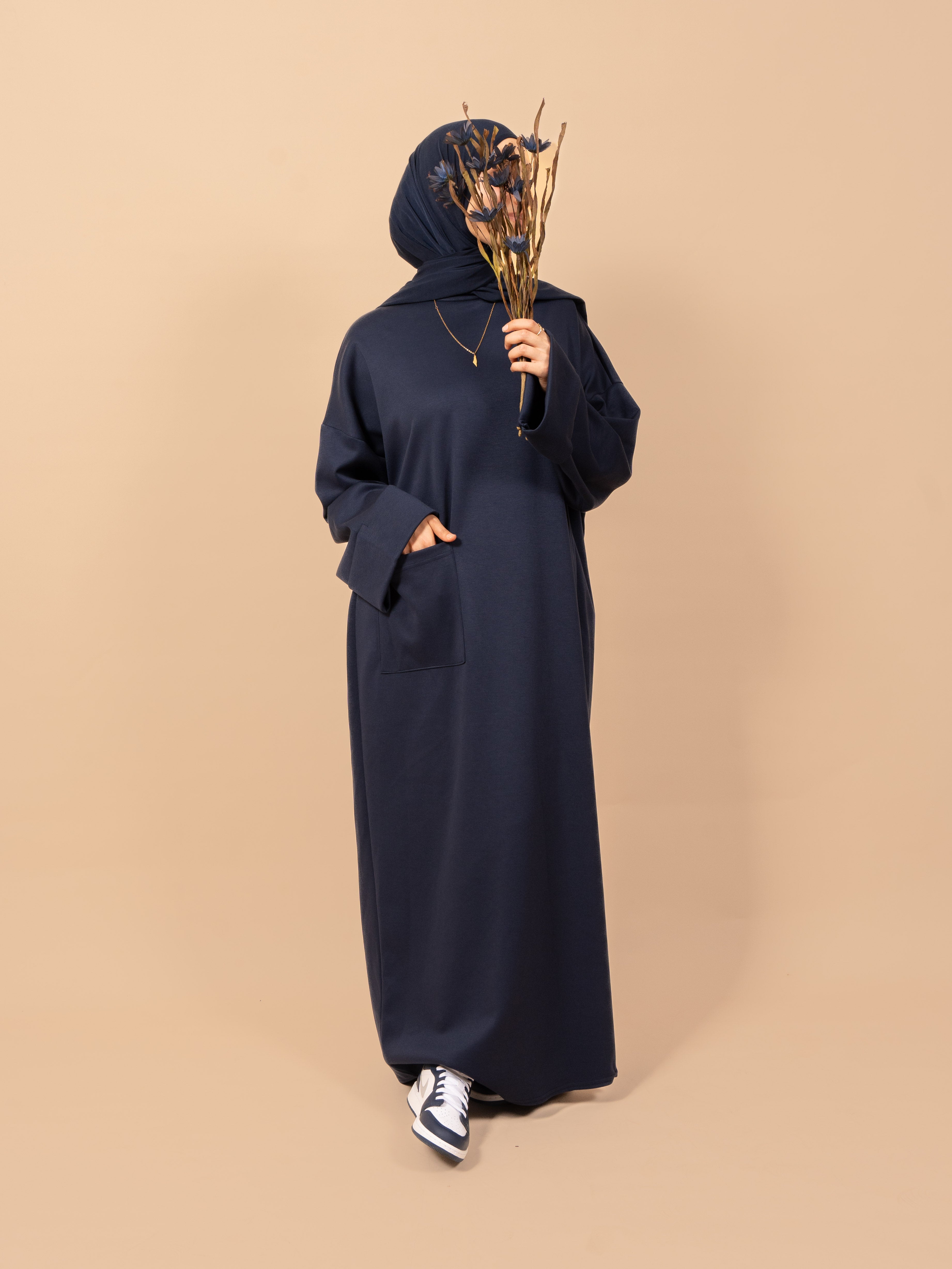 Abaya pocket - Deep brown