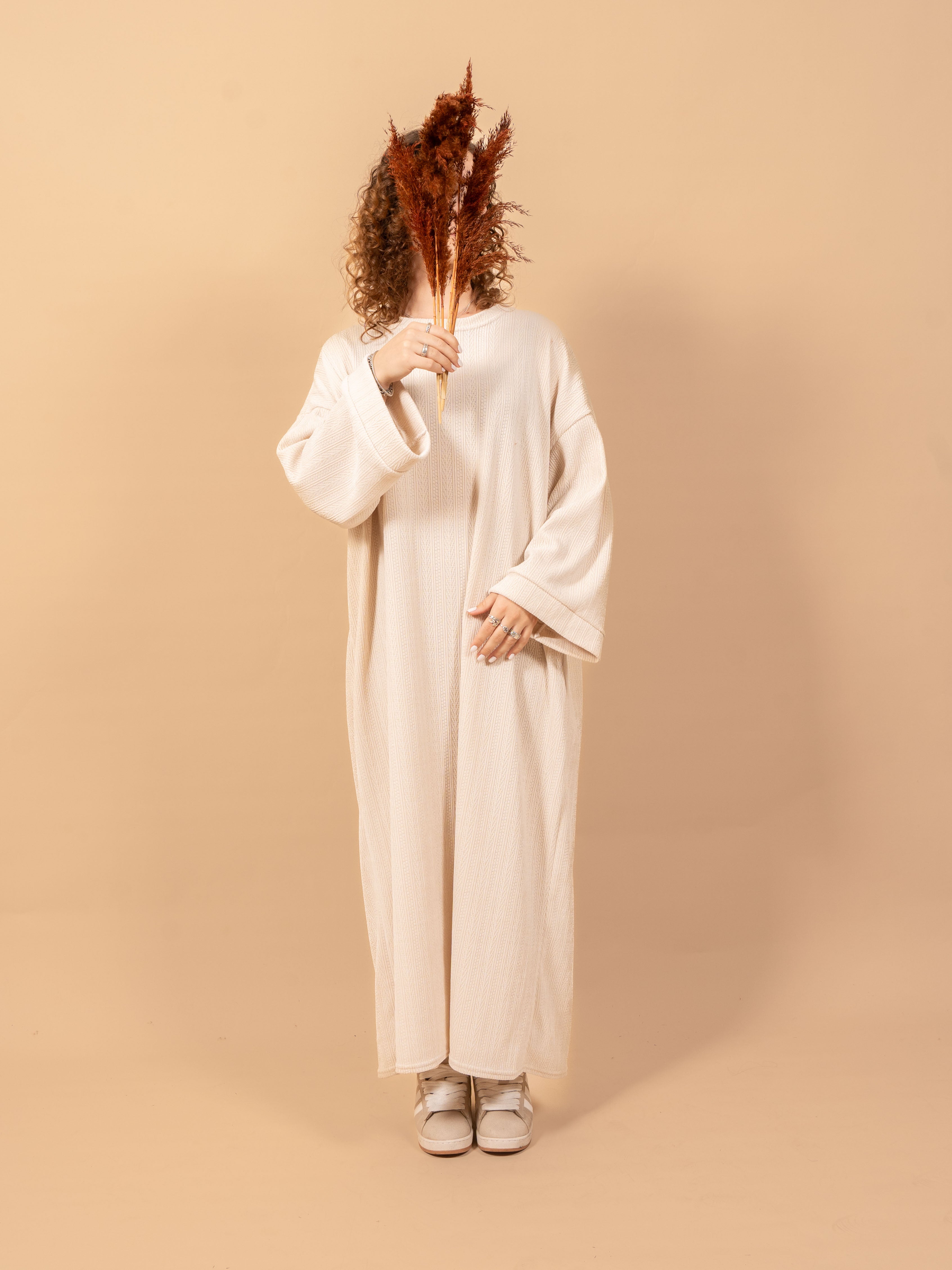 patroon sweater dress