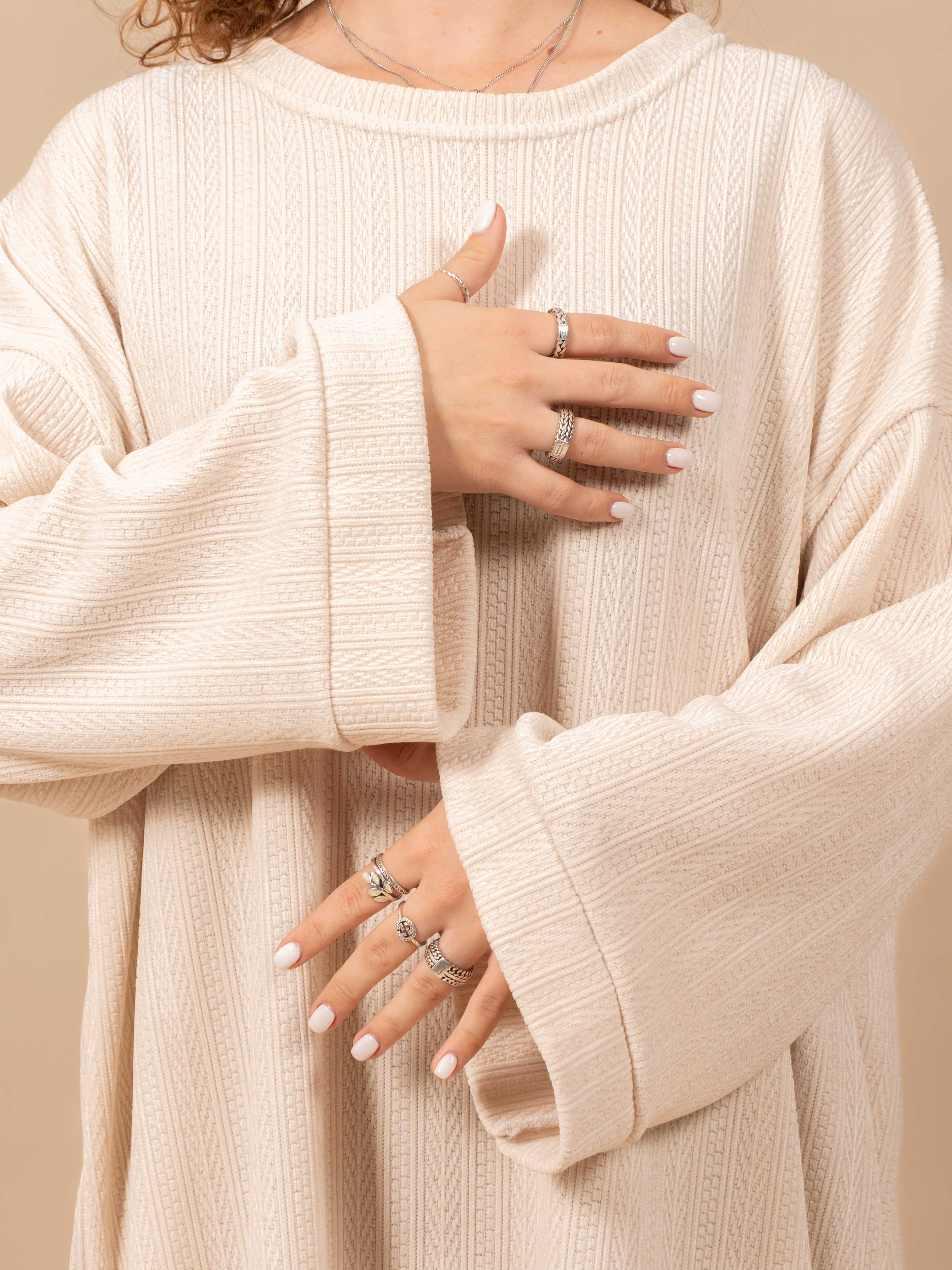 patroon sweater dress