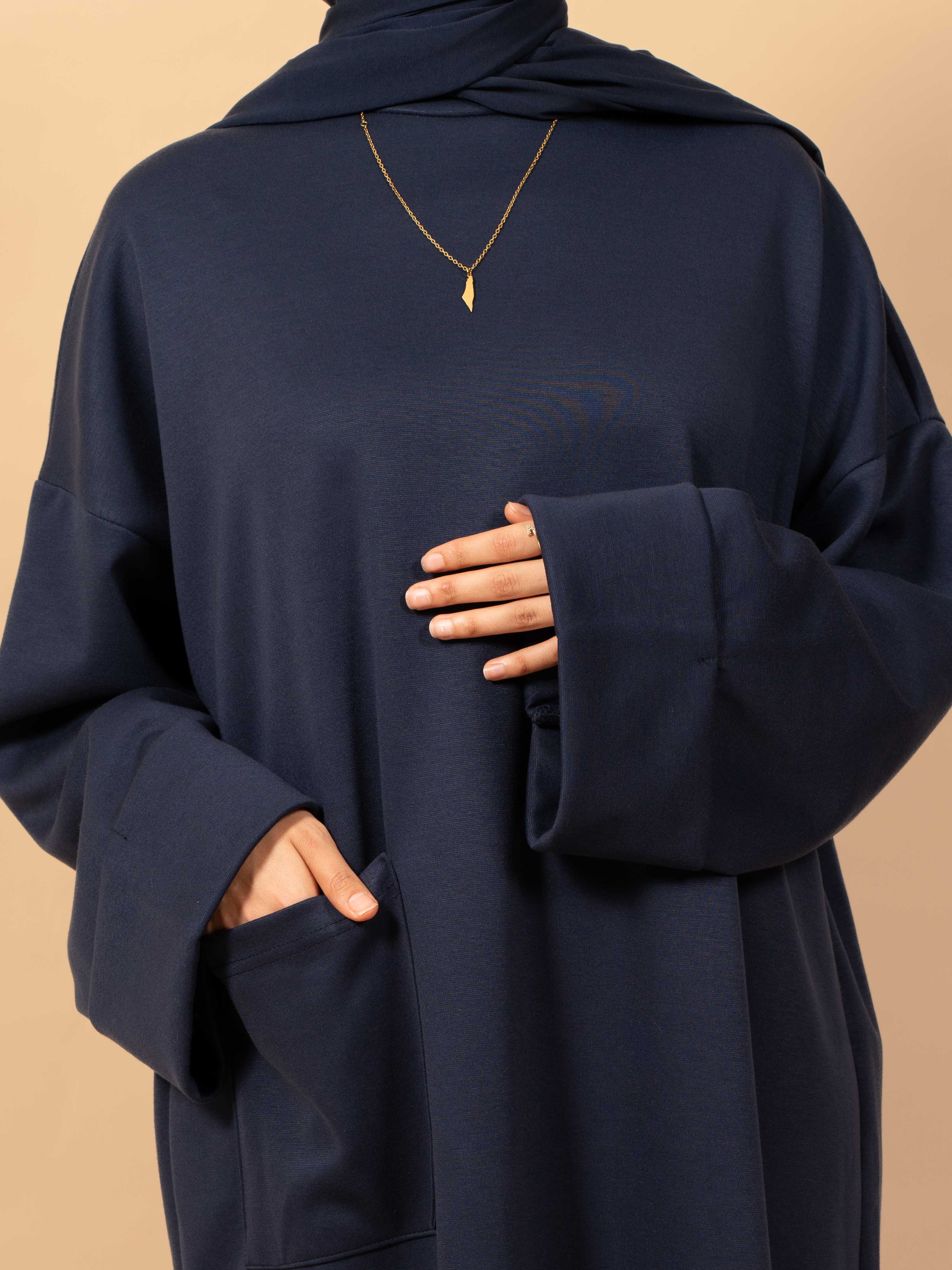 Abaya pocket - Dark blue